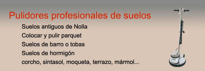 pulidores de suelos