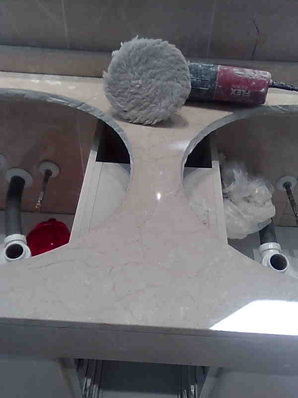 marmol baño sin pulir